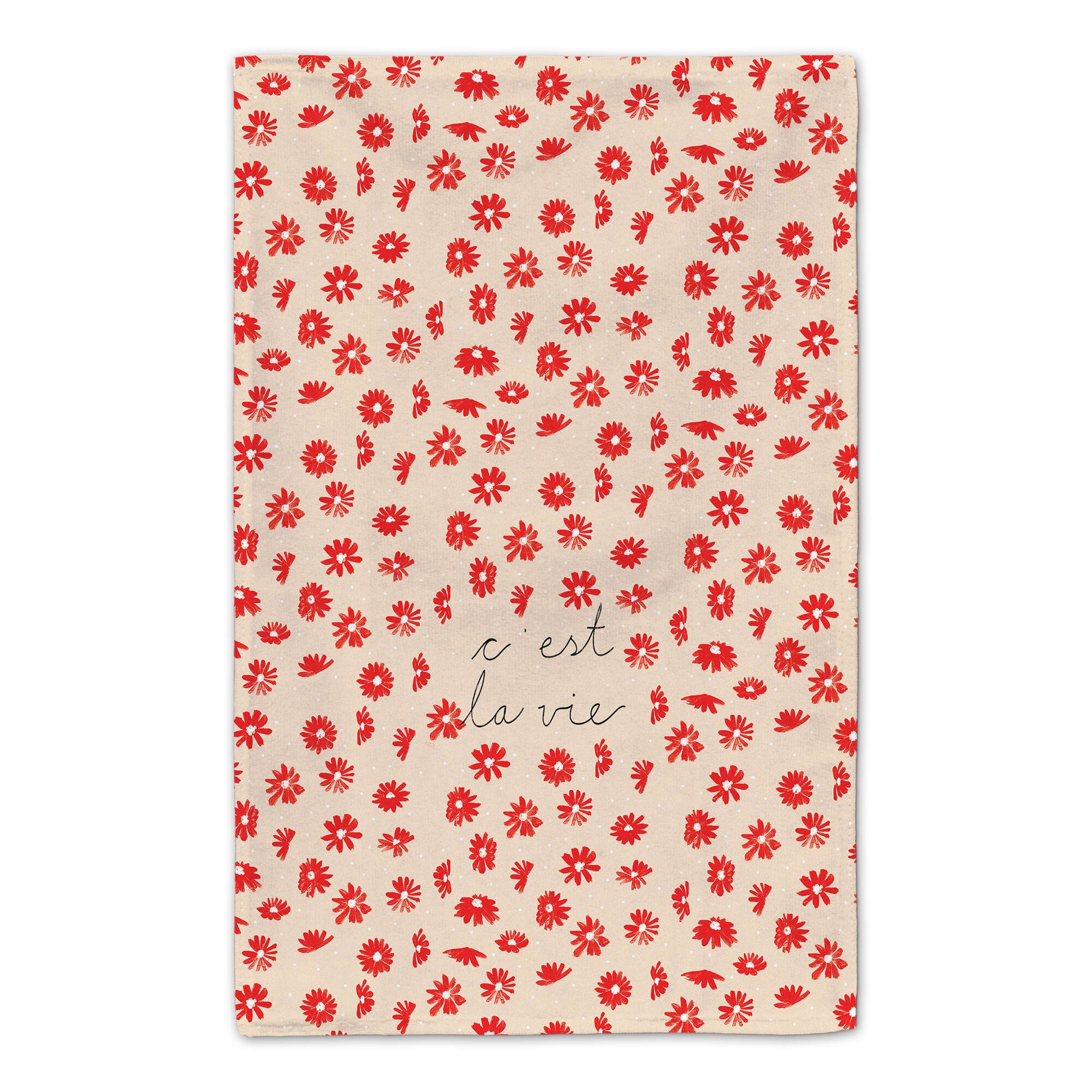 C'est La Vie Tea Towel Set of 2